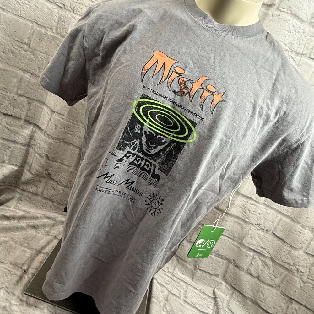 M/SF/T Mad Minds Mindfulness Convention Men's Large T-Shirt NEW TAG Special Feel